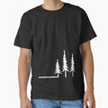 Minimalist Tree Forest: Classic black and white edition by Deegital18
