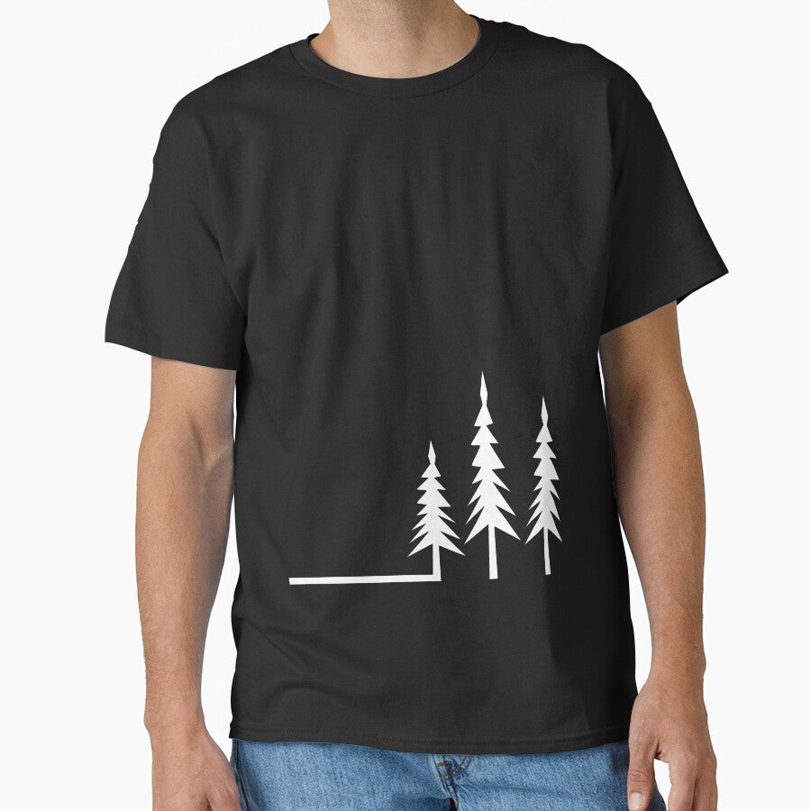Minimalist Tree Forest: Classic black and white edition by Deegital18