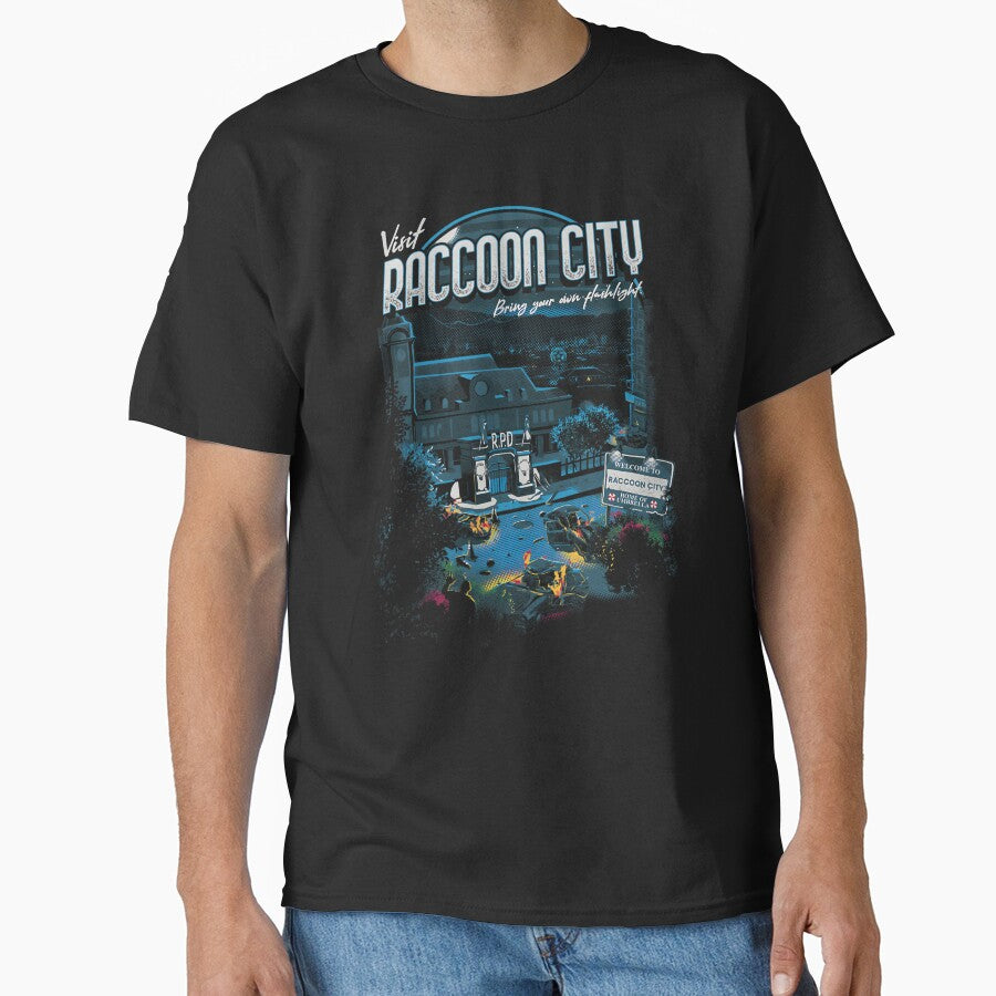 Visit Raccoon City Bring Your With Plashlight by Saroj Nepal