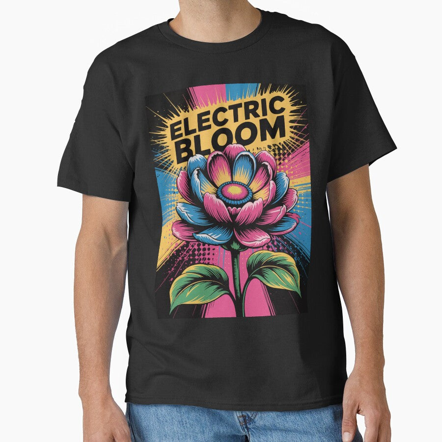 Electric Bloom of Color Pop Art by Ketique