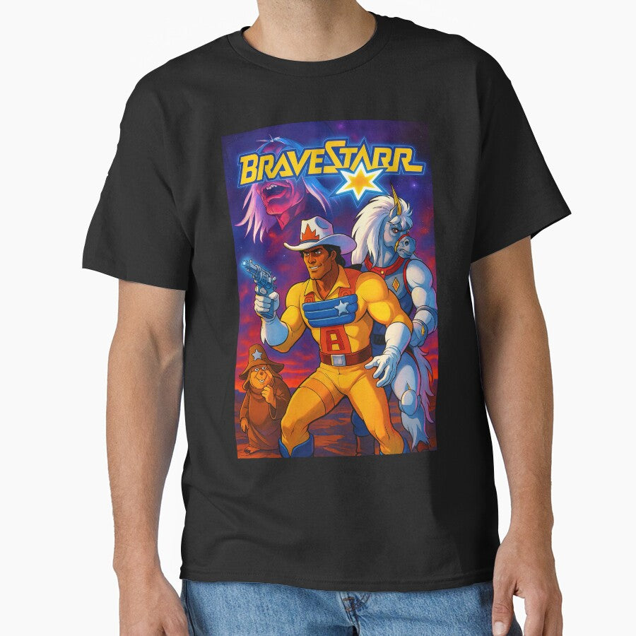 Bravestarr Retro Sci-Fi Hero Vintage Style by Retr0Tshirts