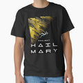 Project Hail Mary Minimal Astronaut Floating Space Sci Fi Classic T-Shirt by Qwertycraftd