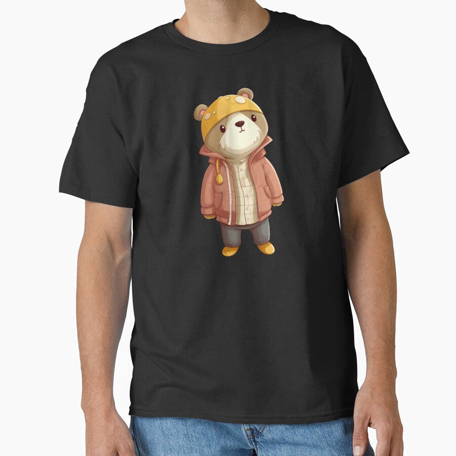 A cute teddy bear wearing street fashion by AestheticsArt81