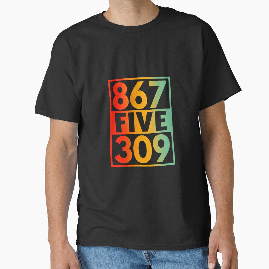 Nostalgic 8675309 Vintage Eighties Funny 80s by CharlesDVance