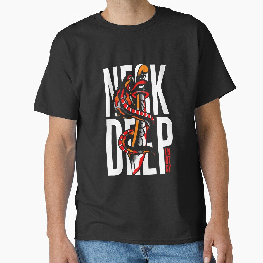 Neck Deep "snake in the text" by Zeemaliks