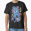 Blue Demon Cat With Hat Fantasy Art Gift For Kpop Fans by spidelroens