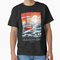 A Pop Art Travel Print of Hudson Bay - Canada by StudioRedKoala