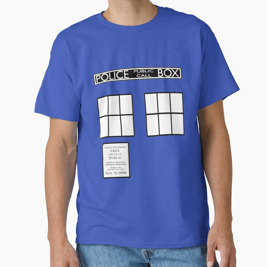 Simplified Police Box - Version 2 by Aria Winchester Designs