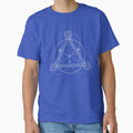 Sacred Geometry, Encircled Triangle, Spiral within a Triangle by Numbers-Art