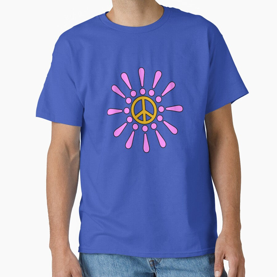 Pink Exclamation Peace Flower by HoppRock