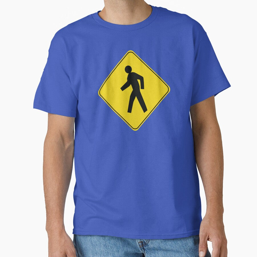 Caution Road Sign Person Crossing by Shanestillz