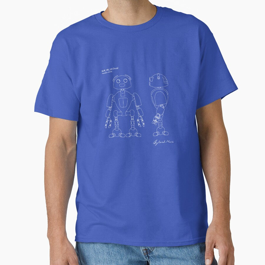 Utility Robot V AA-02 blueprint - Prints & T-shirt by iylandmoncee