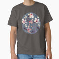 Butterflies and Hibiscus Flowers - a painted pattern by micklyn