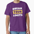 Break Your Limits Typography – Bold Motivational Gym Quote Streetwear Design by Rebel Weave