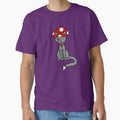 Cat with Mushroom Hat Mushroom Cat by lilpoltergeist