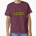 Happy Hippie Words Earthy Tones Hippie Vibes Retro Lines 4 of 4 by Beachy