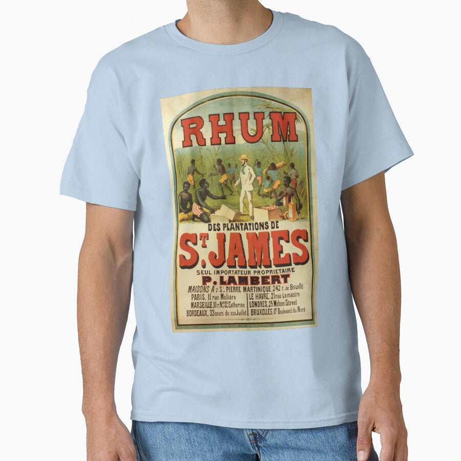 retro rhum saint james vintage reclame by CorasPosters