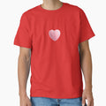 Valentine's Day Pink Heart Oversized T-shirt by Holadiseno