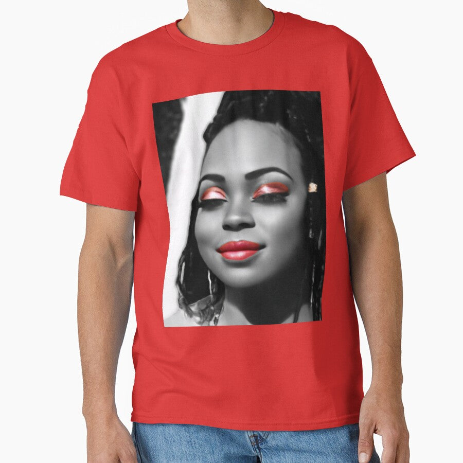 Customized Black and White Color Splash of African American Woman by ReFLEKshnInc
