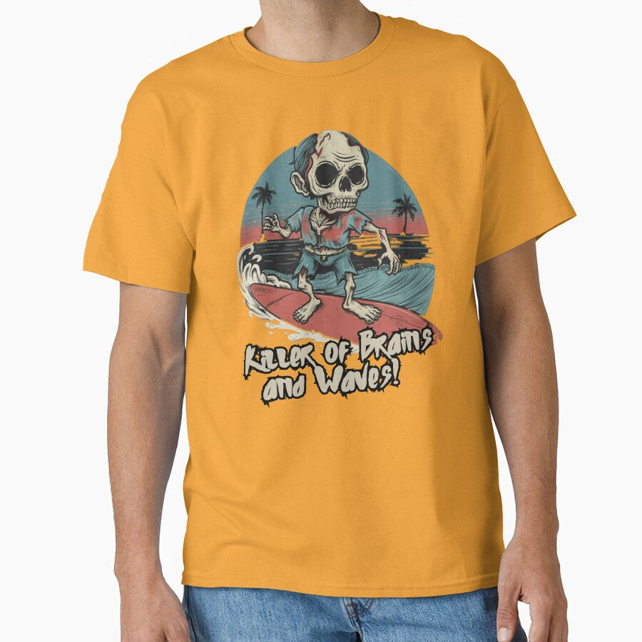 Surfing Zombie, killer of waves and brains, surf by Meandmyshop
