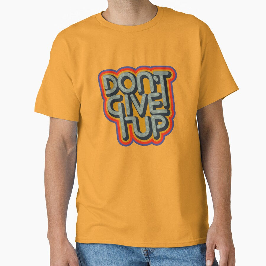 Don't Give Up: Inspirational Graphic Print by BanaEnjoyer2
