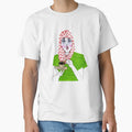 Green Pop Art Woman Unique Dot Art Design by HighArtDesigns