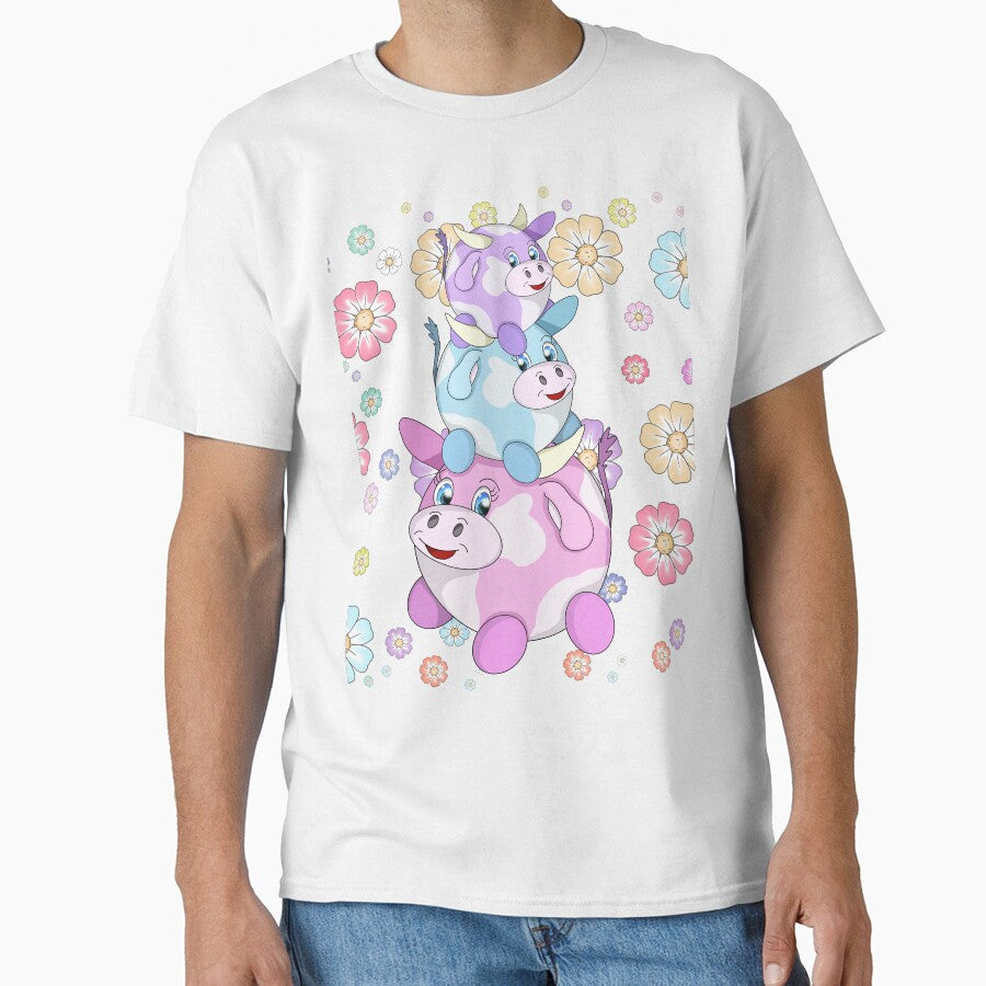 cartoon bubble cows by BeingNow