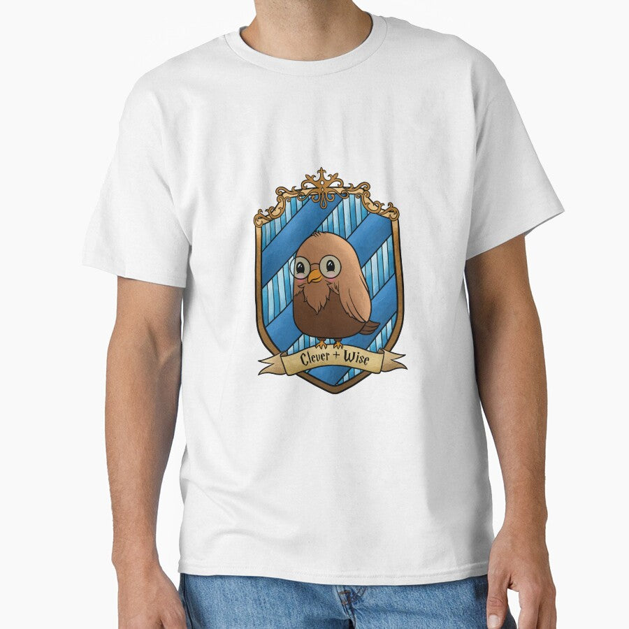 Eagle Raven Emblem Smart Clever Wise T-shirt Sticker phone case by LunarPeachArts