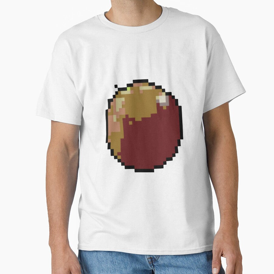 Pixel Art Brown Grape Fruit by Memeloaded