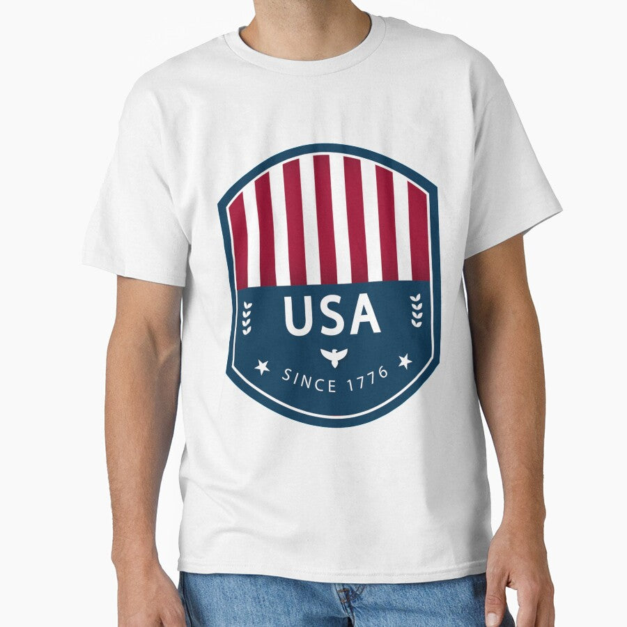 USA Since 1776 T-Shirt for Men and Women by AllStarMerch