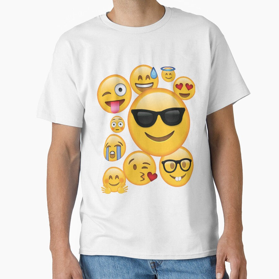 Emoji Pack ComboT-shirt Emoticon Smily Face Tshirt by Syfcondesign