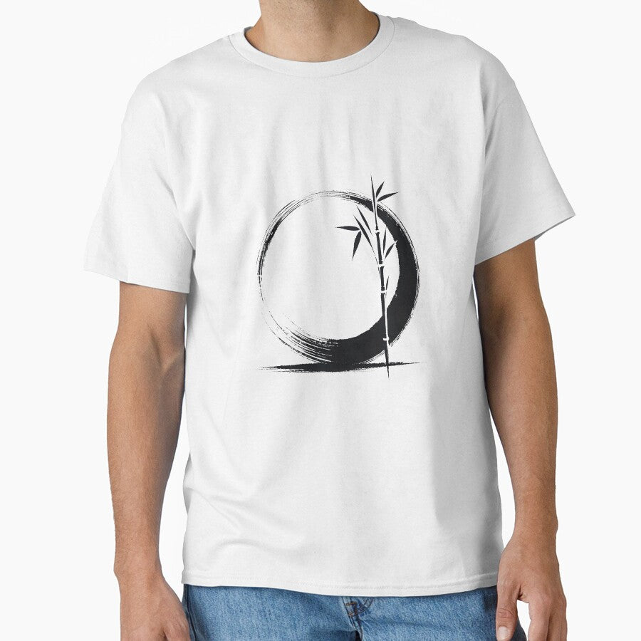 Zen Enso circle with bamboo japanese by goodday Japan