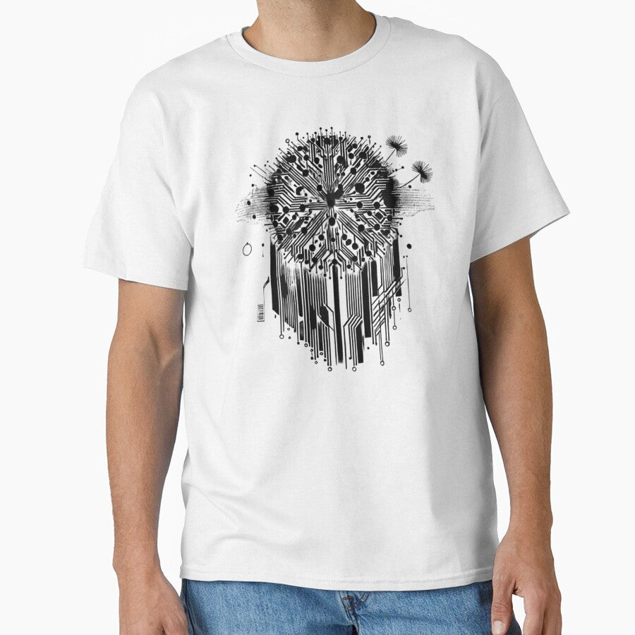 Cyber Bloom – Abstract Circuit Dreamcatcher Design by SedaWear