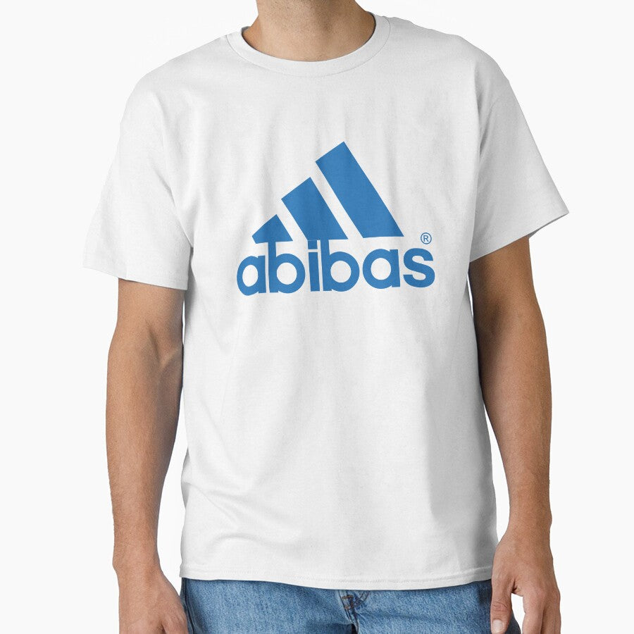 Funny Abibas Logo Collection Blue by Shop_SWANDERS