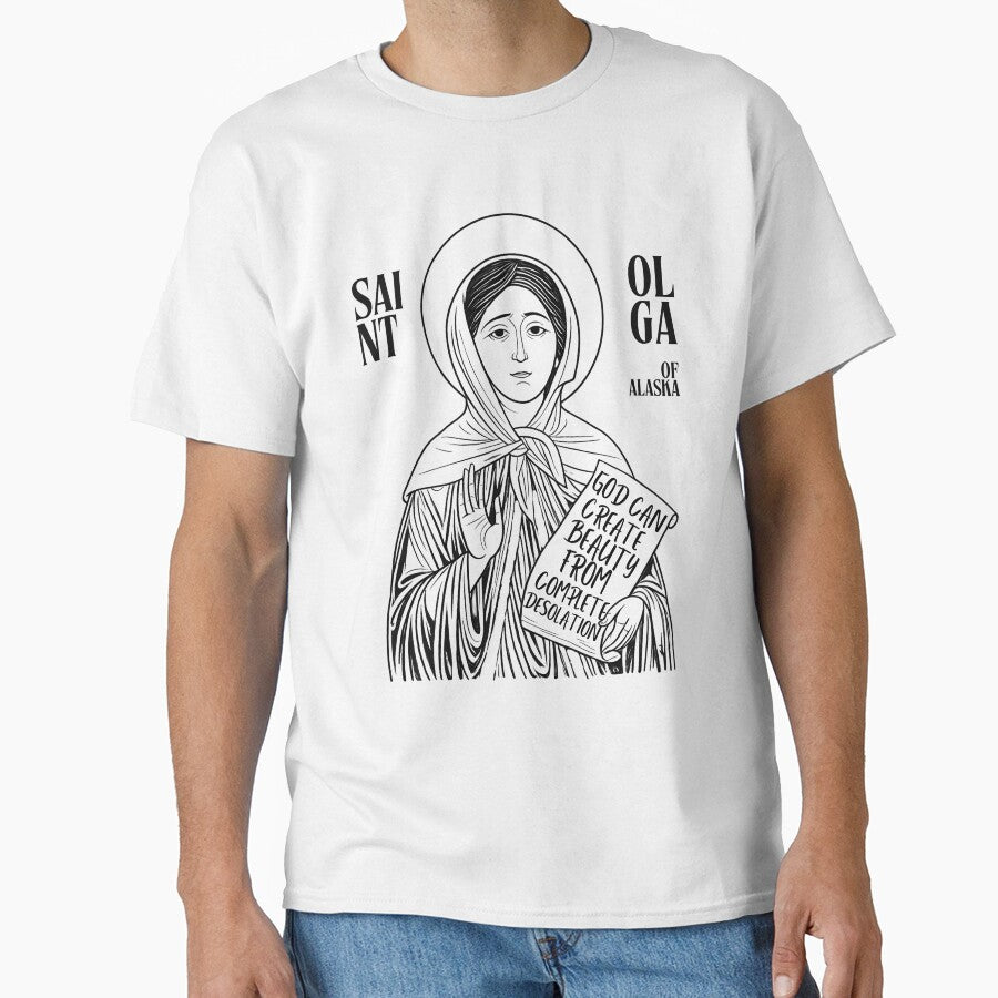 Saint Olga of Alaska Minimalist Icon by maddieelysse