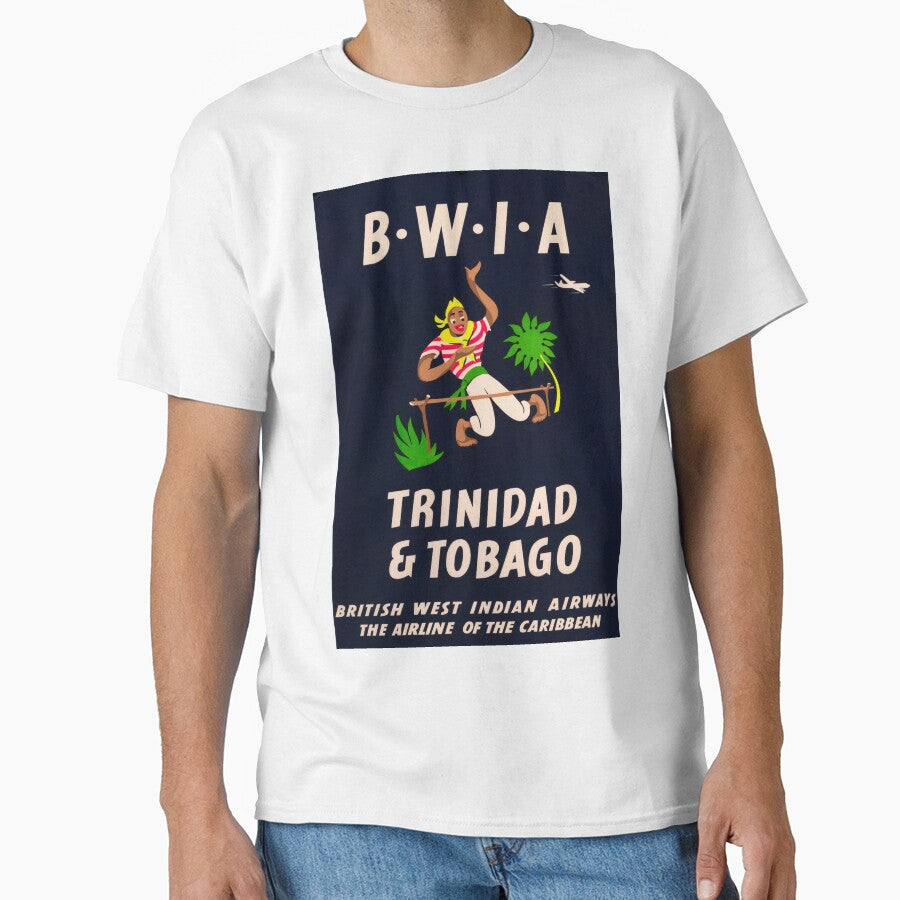 Trinidad and Tobago vintage travel poster by stickart-marek