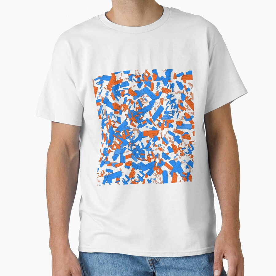 Comic book explosion - orange blue grey by Thecolorschemer