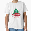 Funny Merry Quarantine Christmas Tree Wearing mask Essential T-Shirt by PilaStudio