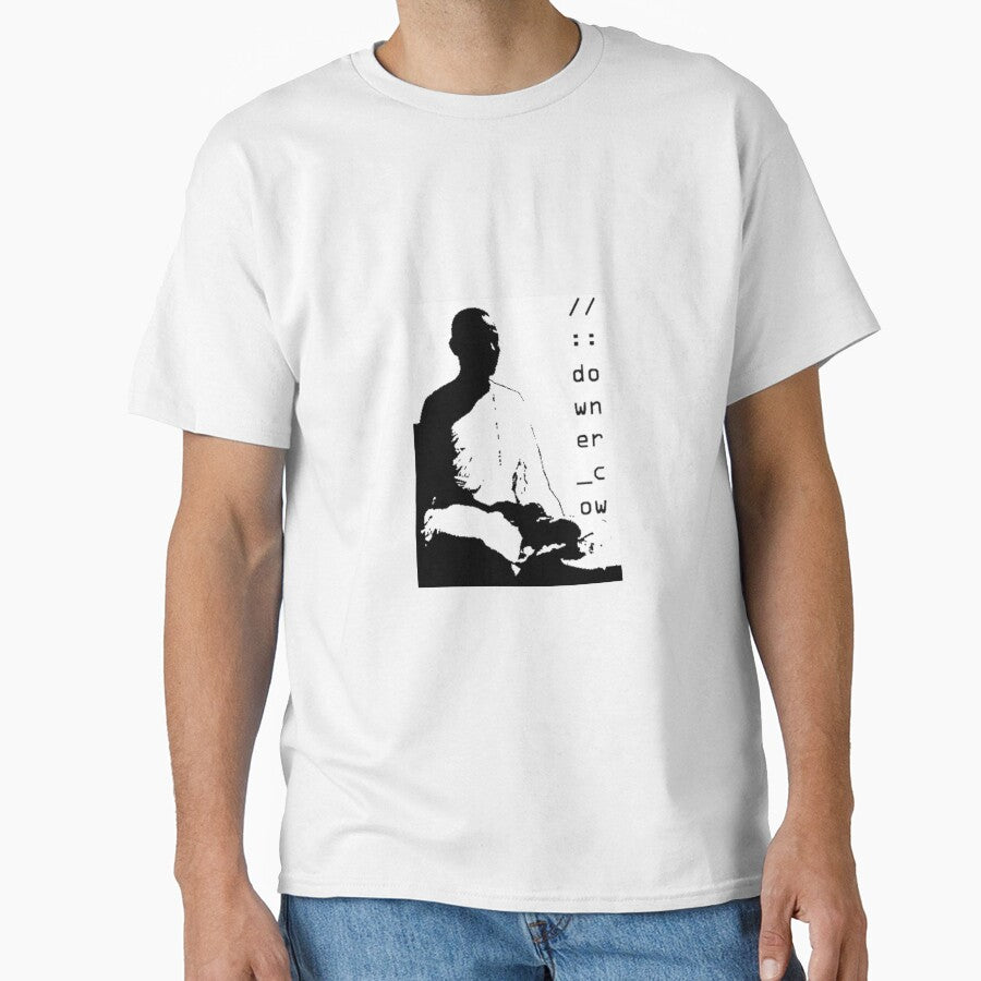 downer cow band t shirt zen edition by GlitchScape