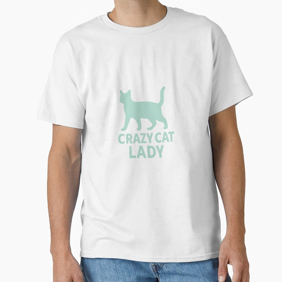 Crazy Cat Lady | Funny Cat Lover Design | Gift for Cat Moms and Cat Enthusiasts by DJCApparel