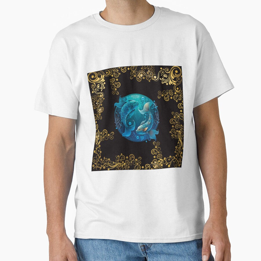 PISCES ZODIAC SIGN ON BLACK FONT by ORIGENcreate