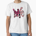 Love sublimation, pink plaid by TheBigBlue