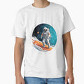 Astronaut Walking into the Moon | PNG Sublimation by JhazAineArtShop