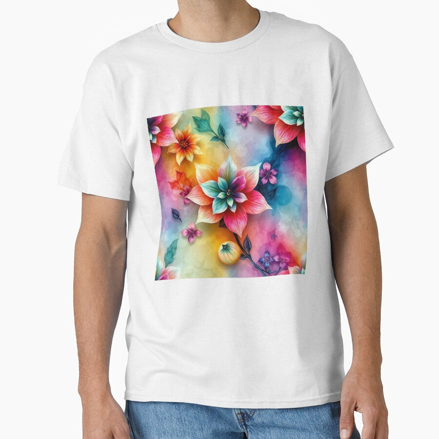 Watercolor Floral Seamless Pattern for Apparel and Home Decor | Flower design for T-Shirts, Mugs & Stickers, Phone Cases by TheGaliyaStudio