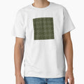 Forest Moss Houndstooth by curtjankadesign