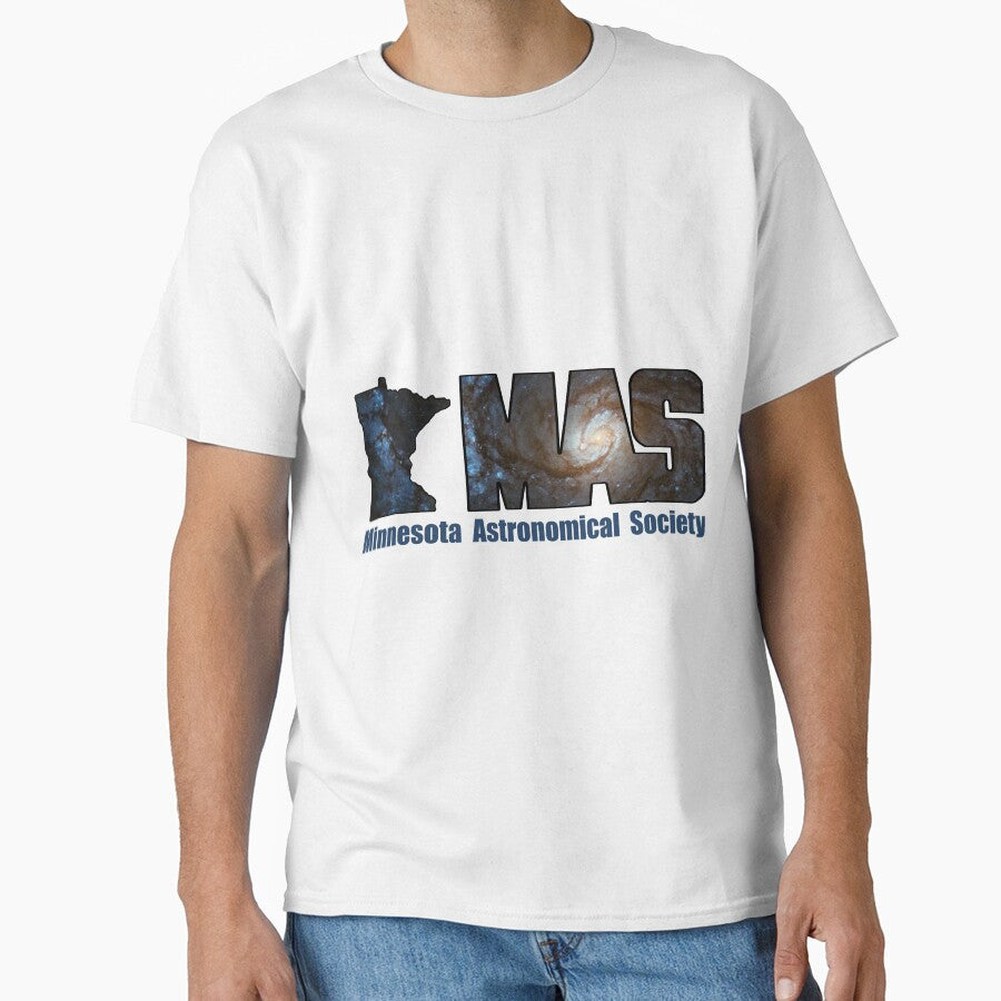 Minnesota Astronomical Society (MAS) Logo Designed with Spiral Galaxy by Minnesota Astronomical Society
