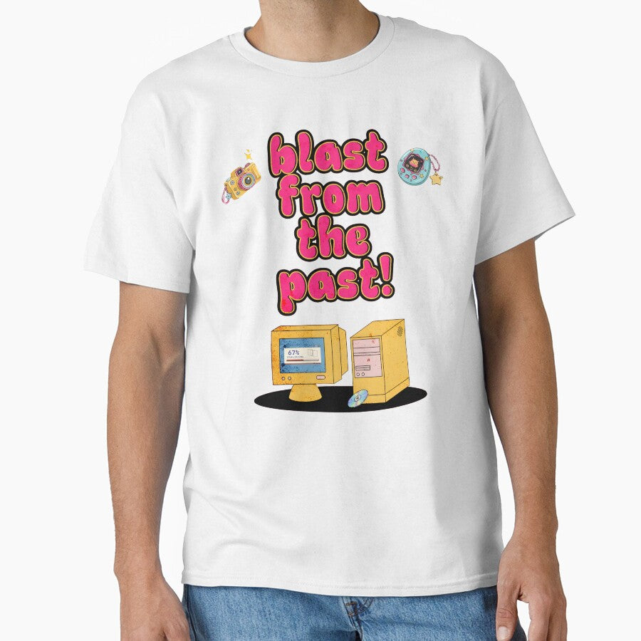 Retro 90s Computer Tee – Y2K 'Blast From The Past' Aesthetic by 90sForever
