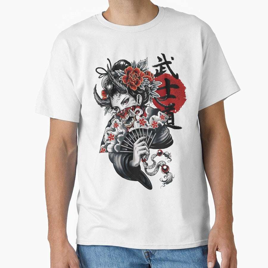 Japanese Geisha Girl Vaporwave Cyberpunk Popart Urban Style by OWLvision33