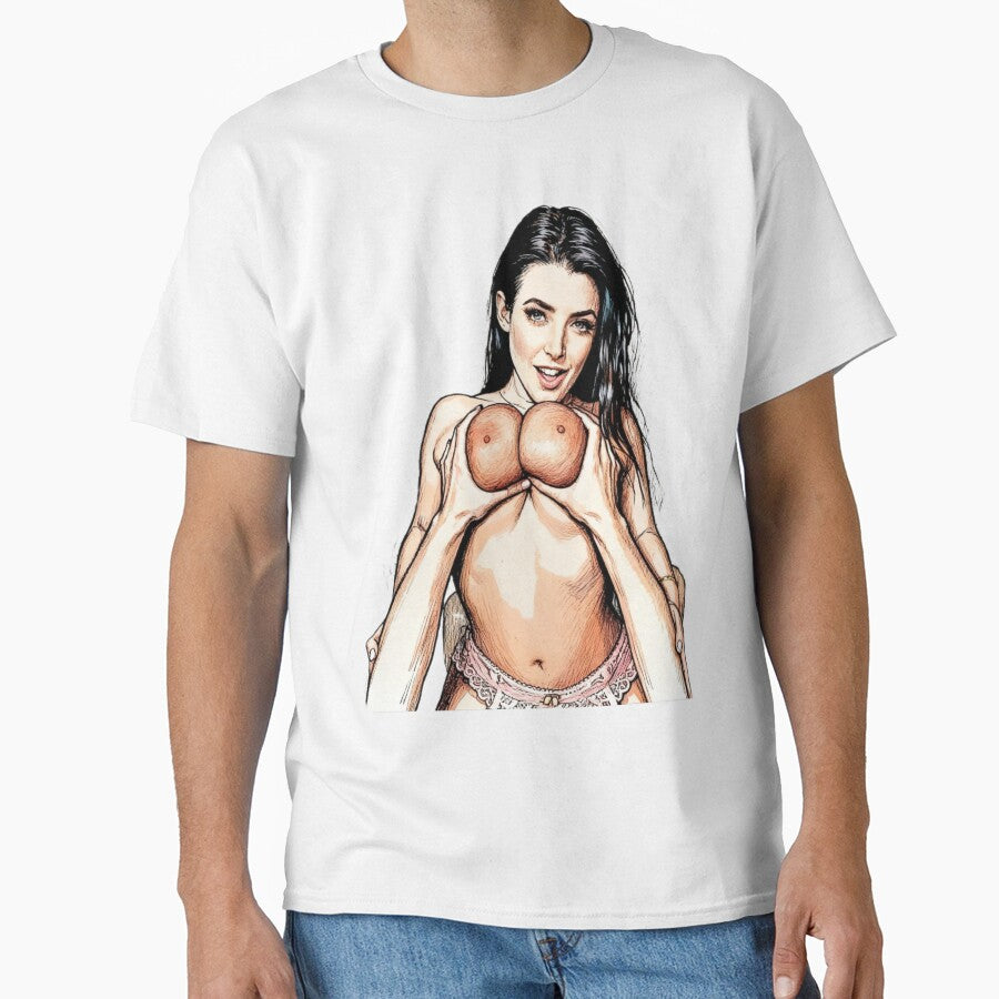 Angela White – Expressive Pin-Up Style Illustration by Bubble-Bay Shop