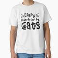 Easily Distracted by Cats Cat Lover Pet Parent Kitty Lover by gunaone-design